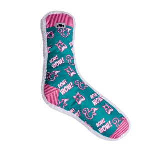 American Pet Supplies Squeaking Squirrel Plush Sock Dog Toy – Whimsical Design - 1 of 4