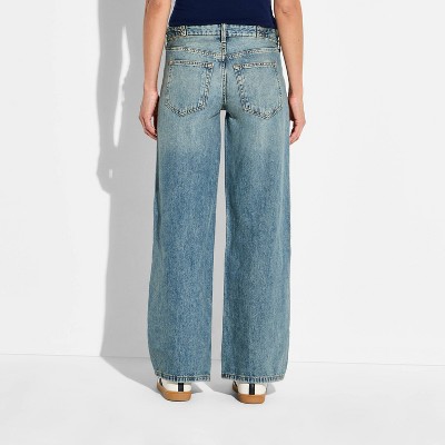Women's Ultra Low-Rise Baggy Jeans - Wild Fable™