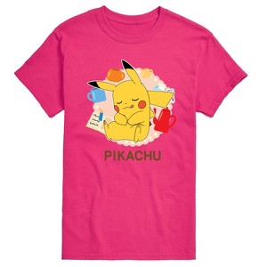 Men's - Pokémon - Sleeping Pikachu Short Sleeve Graphic T-Shirt - 1 of 4