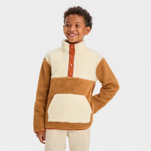 Boys' Thermal Pullover Sweatshirt - Cat & Jack™ : Target