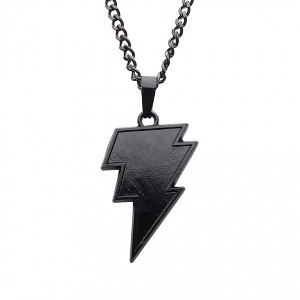 Adult Black Adam Lightning Pendant Necklace - 1 of 4