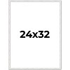 PosterPalooza | Textured White Picture Frame - UV Acrylic, Foam Board Backing, Hanging Hardware - 2 of 4