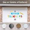 Big Dot of Happiness Thank You Teachers - Peel and Stick Teacher Appreciation Decoration - Wall Decals Backdrop - 2 of 4
