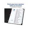 Avery Pre-Printed 15-Tab Numeric Dividers Customizable 11825 - 4 of 4