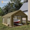 GustoWave 10x20 FT Waterproof UV-Resistant Heavy-Duty Canopy Carport - 3 of 4