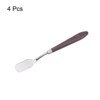 Unique Bargains Stainless Steel Plastic Handle Flexible Polished Palette Knife for Oil Acrylic - 3 of 4