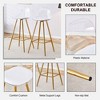 APRILSOUL38.00"Modern and comfortable upholstered bar chairs, metal legs, small size bar chairs - 4 of 4