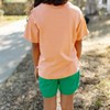 Kids' Organic Athletic Shorts Parakeet - Jackalo - 4 of 4