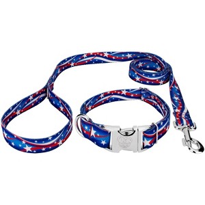 Country Brook Petz Premium Collar and Leash - Americana Collection - 1 of 4