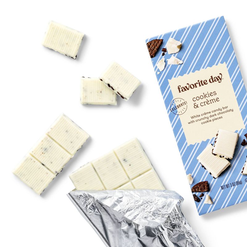 Cookies &#38; Cr&#232;me Candy Bar - 3oz - Favorite Day&#8482;, 2 of 4