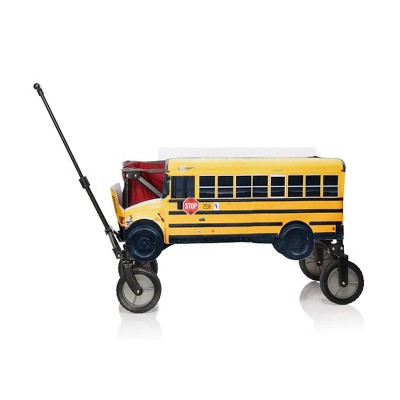 Seeing Red Yellow School Bus Wagon Cover Halloween Accessory