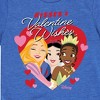 Girls' - Disney Princess - Kisses and Valentine Wishes Short Sleeve Graphic T-Shirt - 2 of 4
