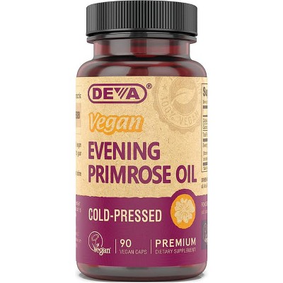 Deva Vegan Evening Primrose Oil 1,000 mg 90 Vegan Capsules.