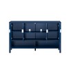ACEPANO 55.1 in. W Modern Multifunctional Sideboard with 4 Doors, Open Shelves, 2 Adjustable Shelves & Double Hooks-Navy Blue - 2 of 4