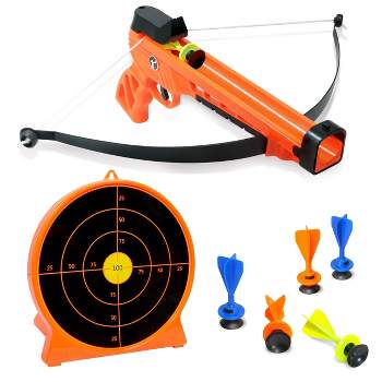 Qaba Automatic Toy Gun Foam Blaster for Nerf Foam Darts with Sight 20 Soft  EVA Refill Darts Shooting Game 8 12 years old