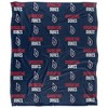 Duquesne University Logo Pattern Silky Touch Blanket White 50x60 - 2 of 4