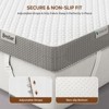Bestier 4" Medium Plush Memory Foam Cooling Mattress Topper with Tencel Fabric - 4 of 4