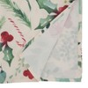 Saro Lifestyle Holiday Tablecloth With Christmas Foliage and Candy Canes - 2 of 4