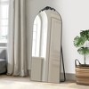 71"x31" Arched Black Full Body Mirror, Wood Framed Full Length Mirror with Stand, Vanity Mirror for Bathroom, Bedroom, Living/Dressing Room with Stand - image 4 of 4