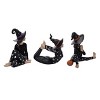 Transpac Resin Yoga Witch Figurine Set of 3 - Halloween Decorative Objects for Home and Office Decor - 2 of 4