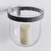 Plum & Post 10.25"W x 10.25"D x 12"H Gwen Outdoor Wall Candle Holder Vessel - 2 of 4