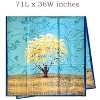 Wrapables Silk Like Satin Polyester Large Scarf Wrap, Golden Leaf Tree - 2 of 4