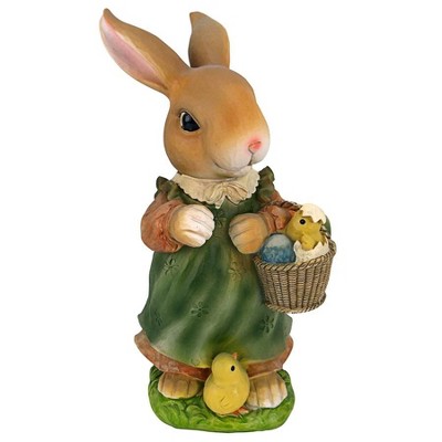 Design Toscano Bunny Hop Lane Mother And Father Rabbit Statues, Mother - Multicolored