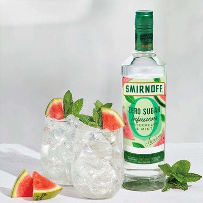 Smirnoff Zero Sugar Infusions Watermelon Mint Vodka - 750ml Bottle