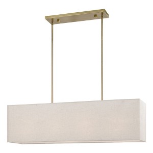 Livex Lighting Summit 4 - Light Chandelier in  Antique Brass - 1 of 4