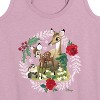 Women's - Disney - Christmas - Family In The Forest Graphic Racerback Tank - 2 of 4