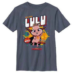 Boy's DC League of Super-Pets Rule the World Lulu Badge T-Shirt - 1 of 4