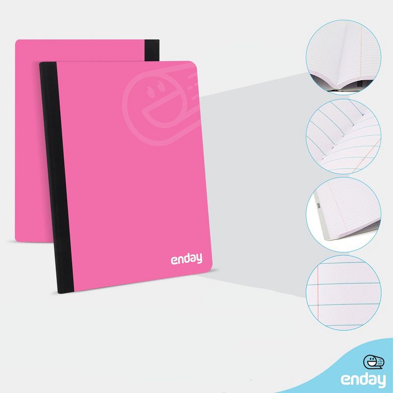 Enday Wide Ruled Composition Notebook 100 Sheets, 3 of 5