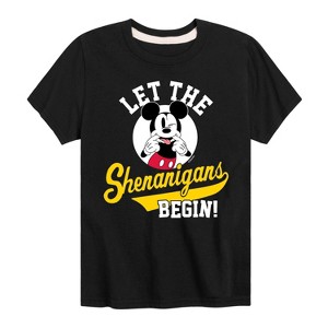Boys' - Disney - Let The Shenanigans Begin Short Sleeve Graphic T-Shirt - 1 of 4