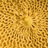 COWLOWN Knitted Cotton Round Pouf, Versatile Ottoman & Floor Cushion - 4 of 4
