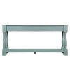 CAVINAS 63inch Wood Console Table with Drawers and Bottom Shelf for Entryway Hallway Easy Assembly Extra-thick Sofa Table - 4 of 4