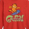 Boys' - Garfield - Garfield Skater Logo Long Sleeve Graphic T-Shirt - 2 of 4