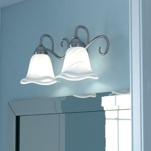 VAXCEL Bella Brushed Nickel Bathroom Vanity Light Fixture - 1 of 4