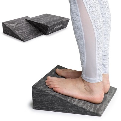 OPTP PRO-SLANT – Professional Foam Incline Squat Wedge Pair and Slant Board for Squats- Workout Squat Wedges for Rehabilitation and Stretching
