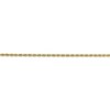 Black Bow Jewelry 1.3mm 14k Yellow Gold Solid Diamond Cut Rope Chain Bracelet & Anklet - 2 of 4