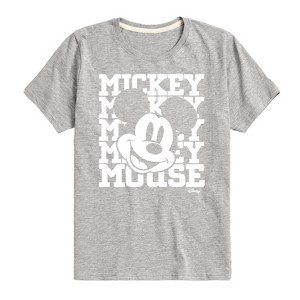 Boys' - Disney - Mickey, Mickey, Mickey Mouse Short Sleeve Graphic T-Shirt - 1 of 4