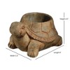 Classic Home and Garden Cement Buddies Indoor/Outdoor Planter with Drainage Hole, Turtle - 4 of 4