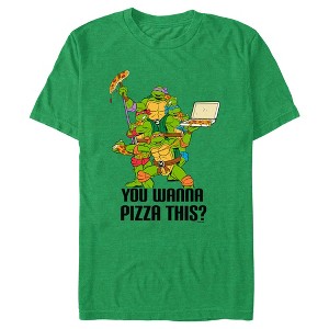 Men's Teenage Mutant Ninja Turtles You Wanna Pizza This? T-Shirt - 1 of 3