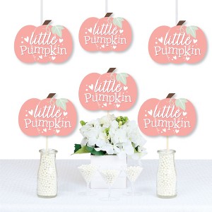 Big Dot of Happiness Girl Little Pumpkin - Decorations DIY Fall Birthday Party or Baby Shower Essentials - Set of 20 - 1 of 4