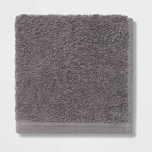 Everyday Washcloth Dark Gray - Room Essentials™