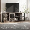 63" Farmhouse TV Stand for 65/75 Inch TVs, Entertainment Center with Storage Cabinet and Mesh Doors, Industrial Media Console Table - 4 of 4