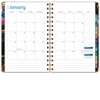 HARDCOVER 2026 Planner, 5.5"x8": 14 Months (Nov 2025-Dec 2026), Daily/Weekly/Monthly,  Bookmark, Pocket Folder w Sticky Notes (Dark Gold Marble) - 4 of 4