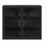 Bella Depot 27.56" Modern Glass Doors Wall Cabinet with Two Doors Featuring Three-tier Storage for Entryway Living Room Bathroom Dining Room - 4 of 4
