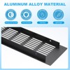 Unique Bargains Aluminum Decorative Corrosion Resistance Air Vent Cover 2 Pcs - 3 of 4