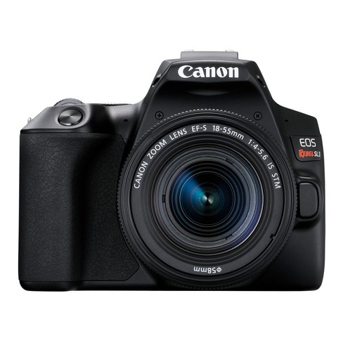 Canon EOS Rebel SL3 DSLR Camera with EF-S 18-55mm f/4-5.6 IS STM Lens (Black) - image 1 of 3
