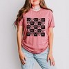 Simply Sage Market Heart Checkerboard Short Sleeve Graphic Tee - 2 of 4